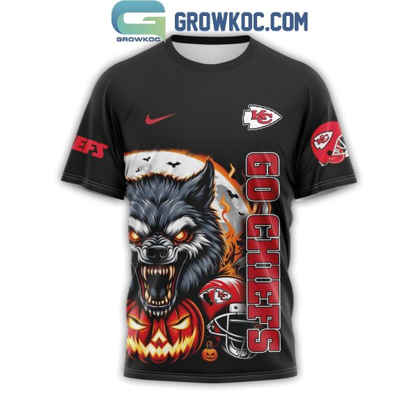 Kansas City Chiefs Fear The Chiefs KC Wolf Halloween Hoodie T-Shirt