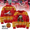 Georgia Bulldogs Snoopy Peanuts 75th Anniversary 1950-2025 Christmas Ugly Sweater