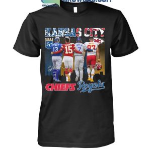 Kansas City Chiefs Kansas City Royals Famous Duo 2024 T-Shirt