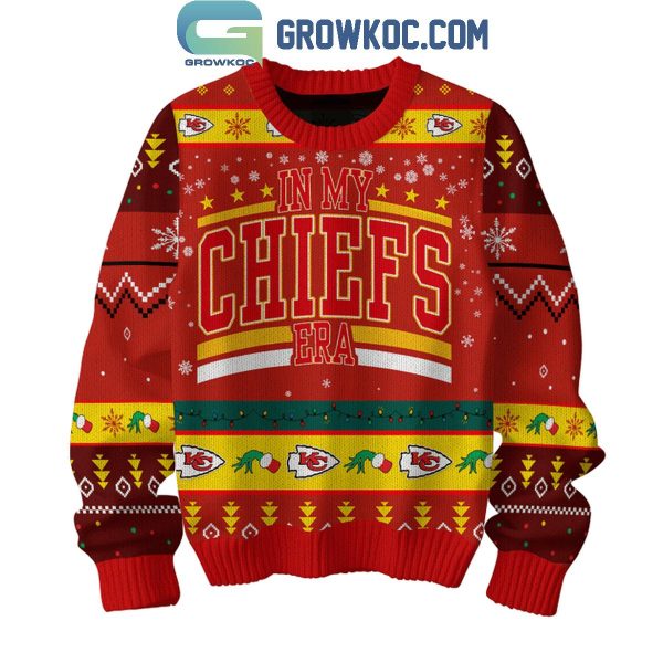 Kansas City Chiefs What Day Is It It’s Chiefs Game Day Christmas Ugly Sweater