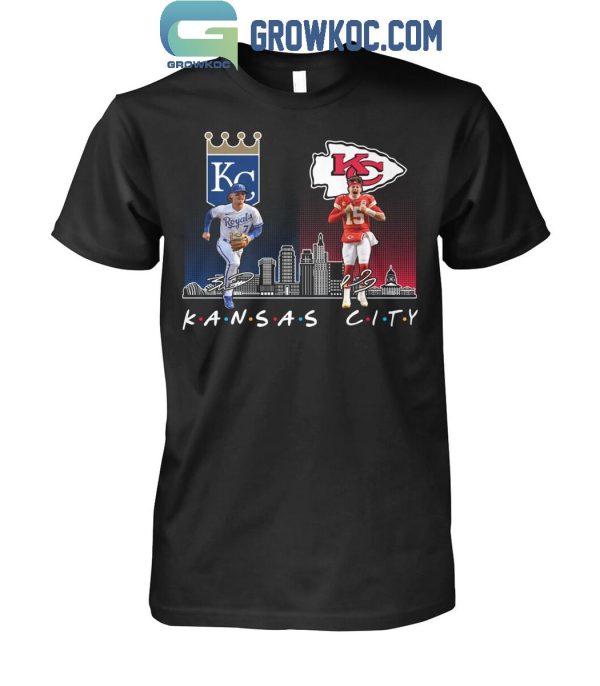 Kansas City Royals Baseball Kansas City Chiefs Football The Friends The Proud T-Shirt