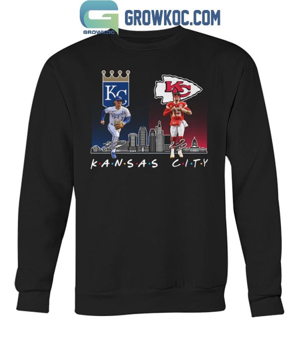 Kansas City Royals Baseball Kansas City Chiefs Football The Friends The Proud T-Shirt