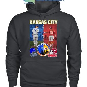 Kansas City Royals Mitt Jr. Kansas City Chiefs Mahomes Proud City T-Shirt