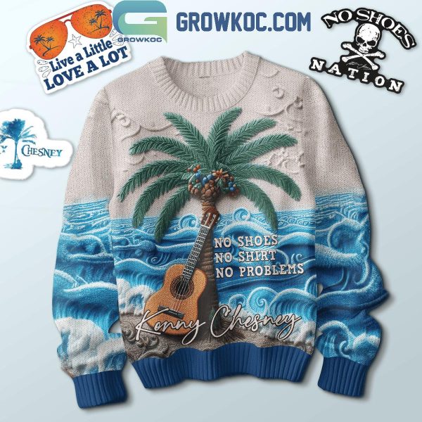 Kenny Chesney Christmas No Shoes No Shirt No Problems Ugly Sweater