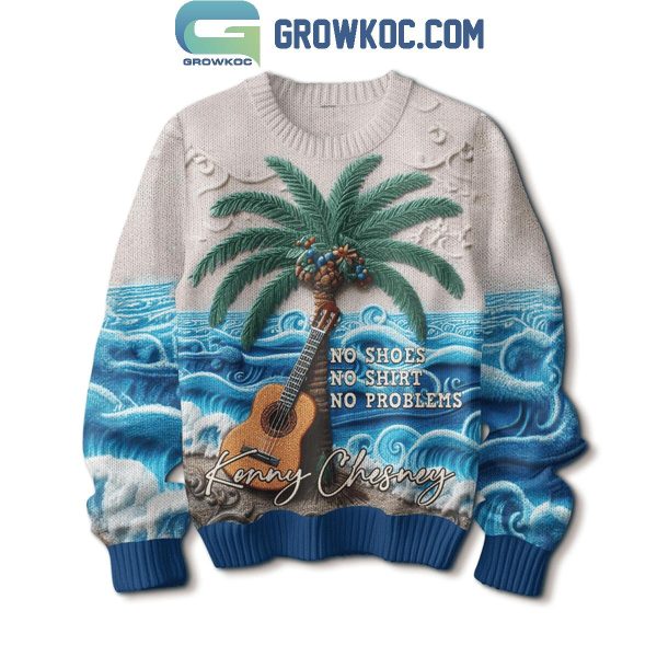 Kenny Chesney Christmas No Shoes No Shirt No Problems Ugly Sweater