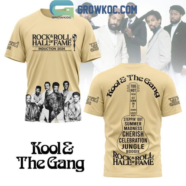 Kool And The Gang Rock And Roll Hall Of Fame Introduction 2024 Hoodie T-Shirt Sand