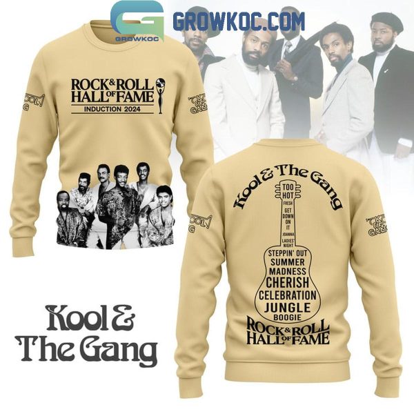 Kool And The Gang Rock And Roll Hall Of Fame Introduction 2024 Hoodie T-Shirt Sand