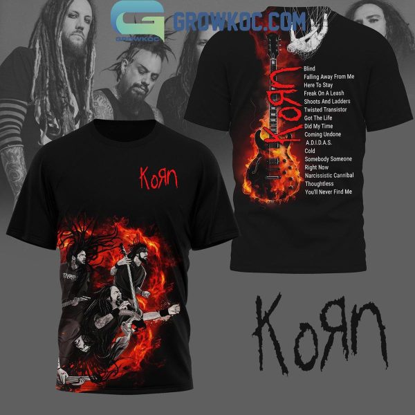 Korn Blind Falling Way From Me Here To Stay Hoodie T-Shirt