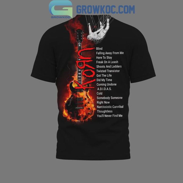 Korn Blind Falling Way From Me Here To Stay Hoodie T-Shirt