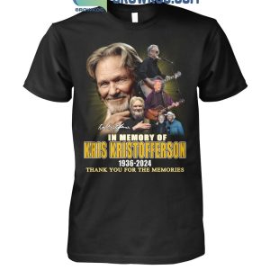 Kris Kristofferson Legend Never Dies 1936-2024 Hoodie T-Shirt