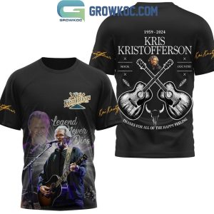 Kris Kristofferson Legend Never Dies 1936-2024 Hoodie T-Shirt