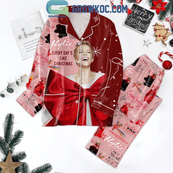 Kylie Minogue Every Day’s Like Christmas Polyester Pajamas Set