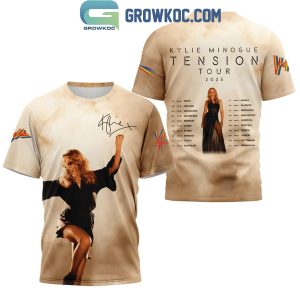 Kylie Minogue Tension Tour 2025 Hoodie T-Shirt