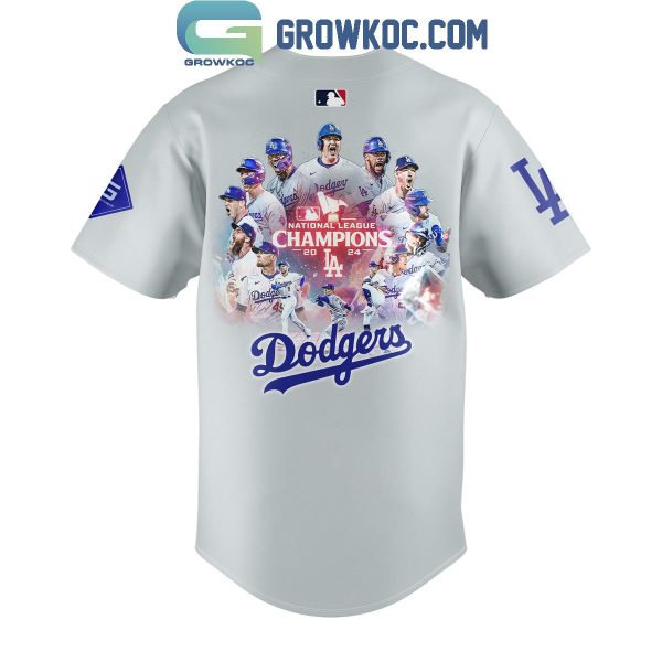 LA Dodgers National League Champs 2024 World Series Baseball Jersey