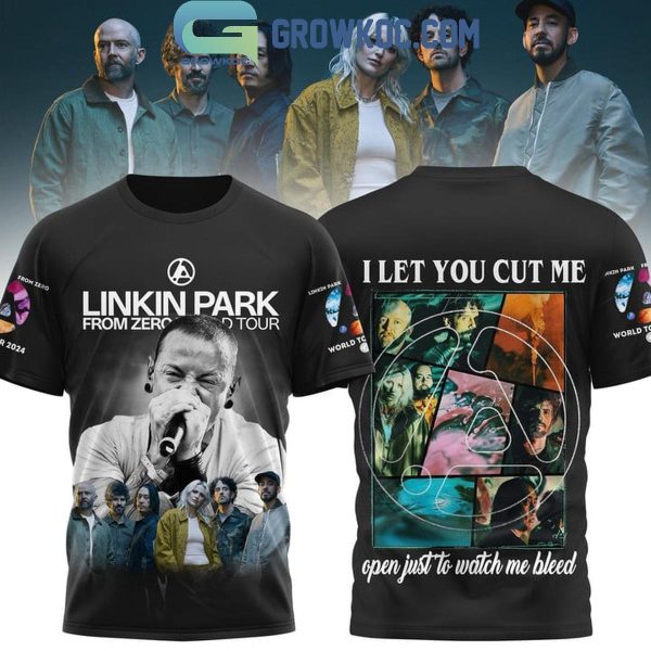 Linkin Park From Zero World Tour I Let You Cut Me 2024 Hoodie T-Shirt