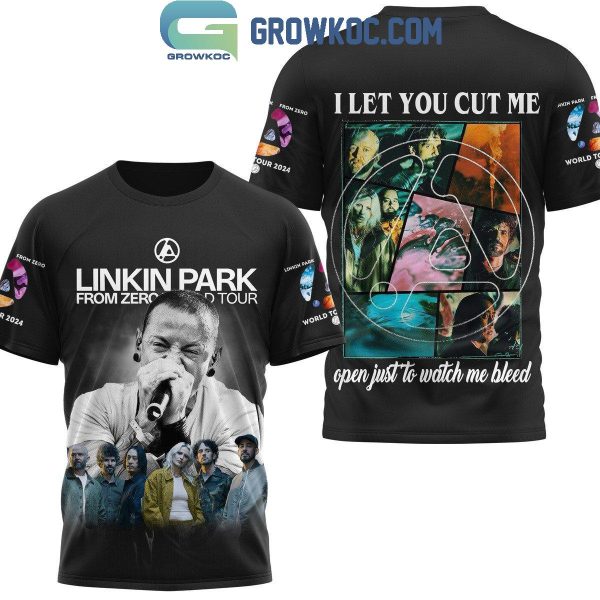 Linkin Park From Zero World Tour I Let You Cut Me 2024 Hoodie T-Shirt