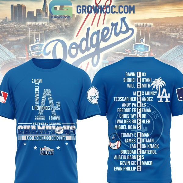 Los Angeles Dodgers 2024 NLCS Champions LA Pride Hoodie T-Shirt