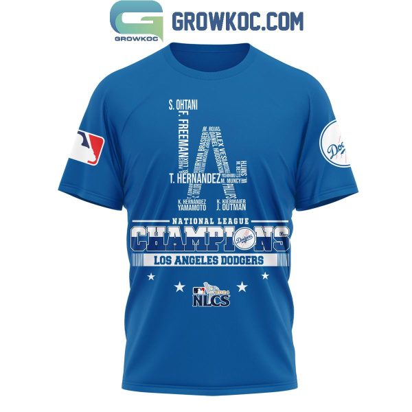 Los Angeles Dodgers 2024 NLCS Champions LA Pride Hoodie T-Shirt