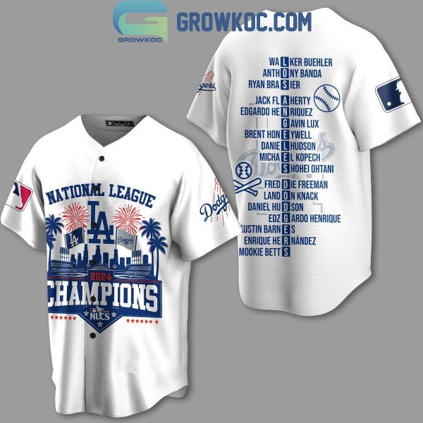 Los Angeles Dodgers 2024 National League Champions Victory Baseball Jersey