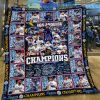 New York Yankees World Series Forever Fan Not Just Win Fleece Blanket Quilt