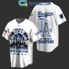 Los Angeles Dodgers Yay Sports NLCS 2024 Champions Personalized Baseball Jersey