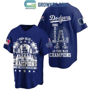 Los Angeles Dodgers 25th Time Of NLCS Champions 2024 Baseball Jersey