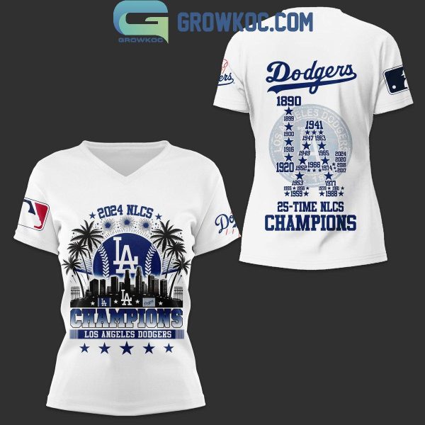 Los Angeles Dodgers 25th Time Of NLCS Champions National Champs 2024 Hoodie T-Shirt