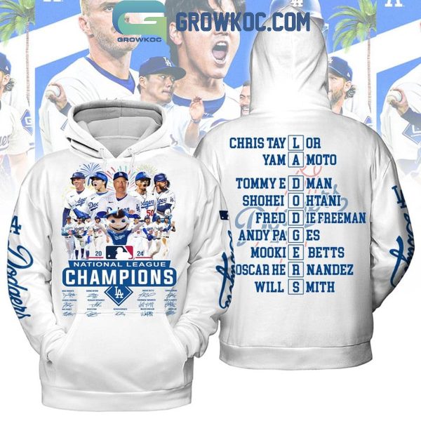 Los Angeles Dodgers Baseball Champions Of National League 2024 Hoodie T-Shirt