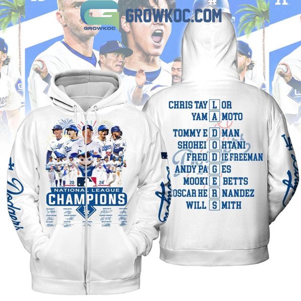 Los Angeles Dodgers Baseball Champions Of National League 2024 Hoodie T-Shirt