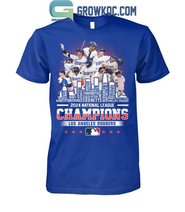 Los Angeles Dodgers Baseball National League Champions 2024 T-Shirt