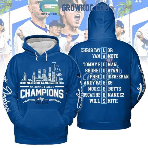 Los Angeles Dodgers Champions Of National League 2024 Baseball Hoodie T-Shirt