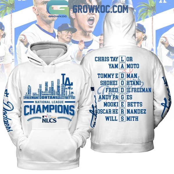 Los Angeles Dodgers Champions Of National League 2024 Baseball Hoodie T-Shirt