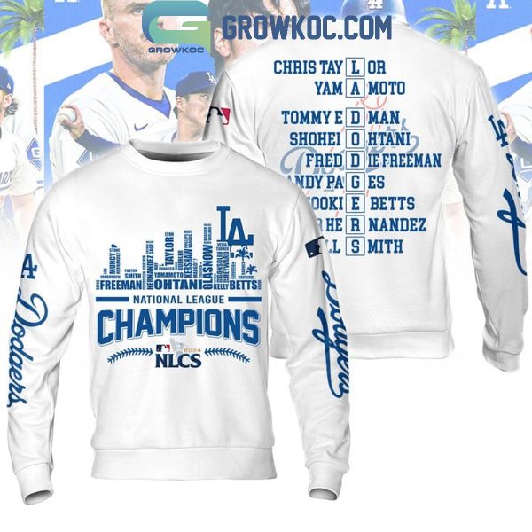 Los Angeles Dodgers Champions Of National League 2024 Baseball Hoodie T-Shirt