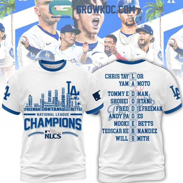 Los Angeles Dodgers Champions Of National League 2024 Baseball Hoodie T-Shirt