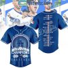 LA Dodgers Los Angeles 2024 World Series Champions 8th Time Baseball Jersey