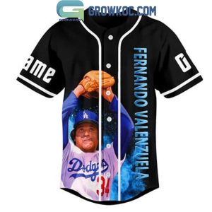 Los Angeles Dodgers Fernando Valenzuela 1960-2024 Thank You Baseball Jersey