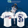 Los Angeles Dodgers Fernando Valenzuela 1960-2024 Thank You Baseball Jersey