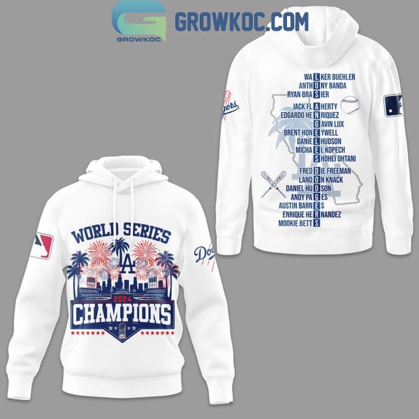 Los Angeles Dodgers It’s Showtime 2024 Champions World Series Hoodie T-Shirt