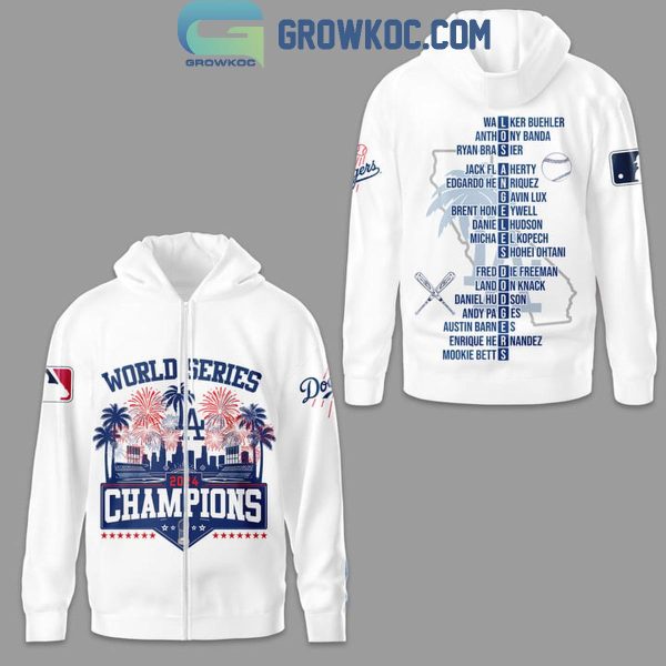 Los Angeles Dodgers It’s Showtime 2024 Champions World Series Hoodie T-Shirt