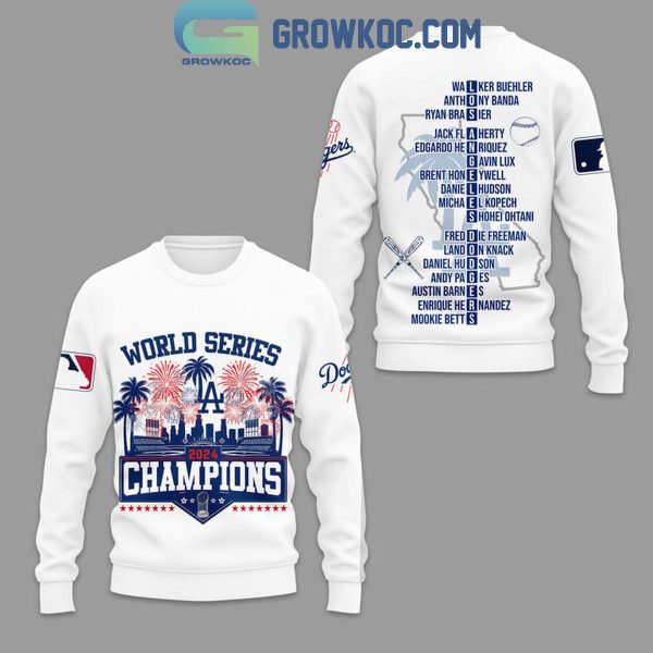 Los Angeles Dodgers It’s Showtime 2024 Champions World Series Hoodie T-Shirt