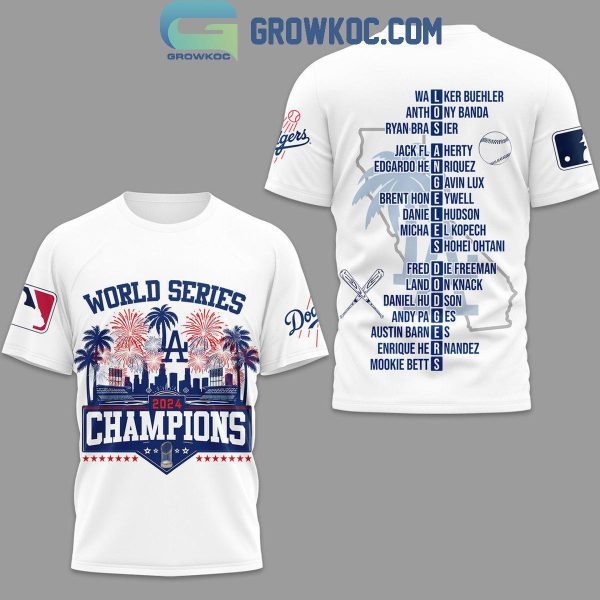 Los Angeles Dodgers It’s Showtime 2024 Champions World Series Hoodie T-Shirt