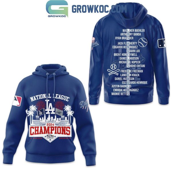 Los Angeles Dodgers LA National League NLCS Champions 2024 Hoodie T-Shirt