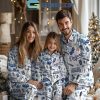 Los Angeles Dodgers I Bleed Blue 2024 Christmas Polyester Pajamas Set