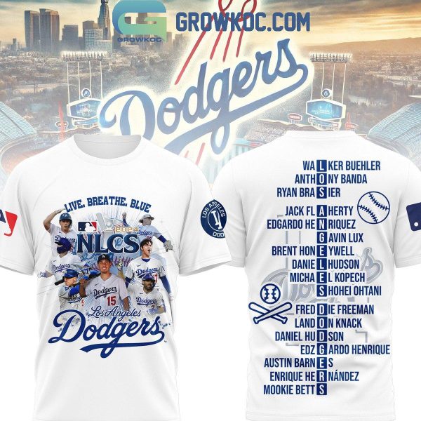 Los Angeles Dodgers National League Champions 2024 Team Baseball Hoodie T-Shirt