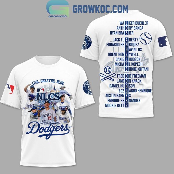 Los Angeles Dodgers National League Champions 2024 Team Baseball Hoodie T-Shirt