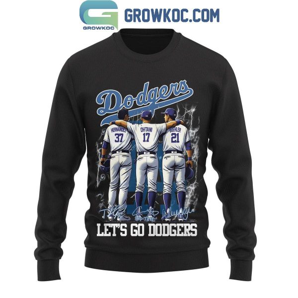 Los Angeles Dodgers Sho-Time Let’s Go Dodgers T-Shirt