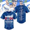 Los Angeles Dodgers LA 2024 World Series Champions 8th Time Baseball Jersey