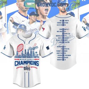 Los Angeles Dodgers World Series 2024 Champions Time To Win Baseball Jersey