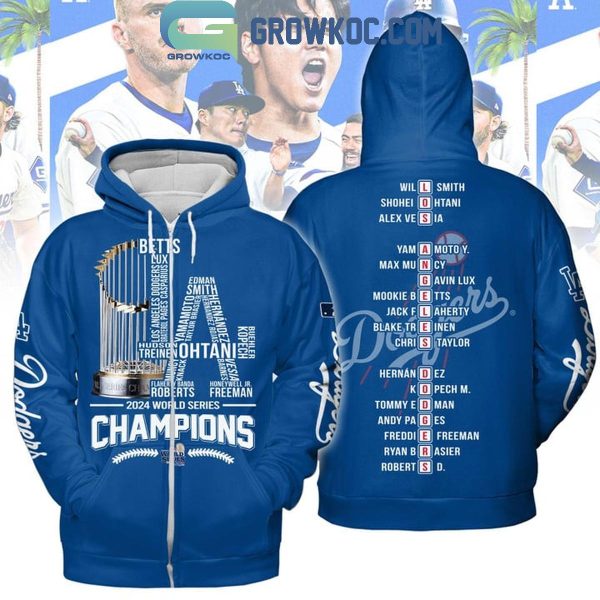 Los Angeles Dodgers World Series Champions Baseball 2024 Champs Hoodie T-Shirt