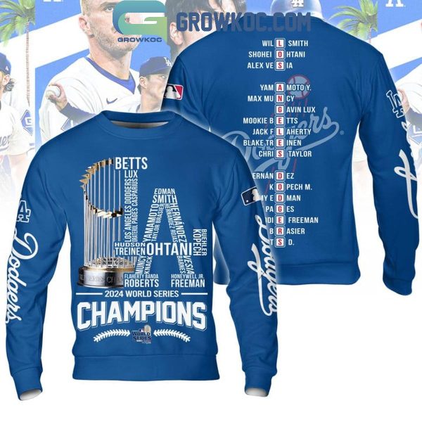 Los Angeles Dodgers World Series Champions Baseball 2024 Champs Hoodie T-Shirt